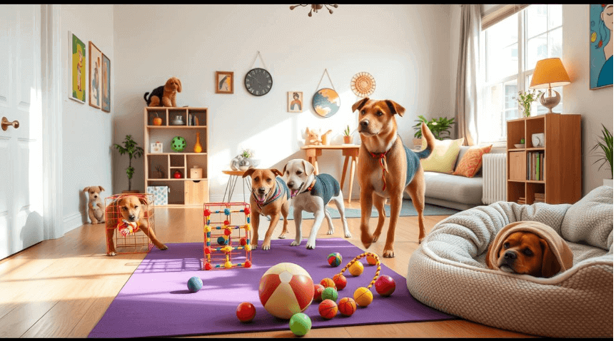 Dog indoor activities