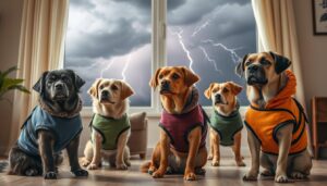anxiety vests dogs thunderstorms