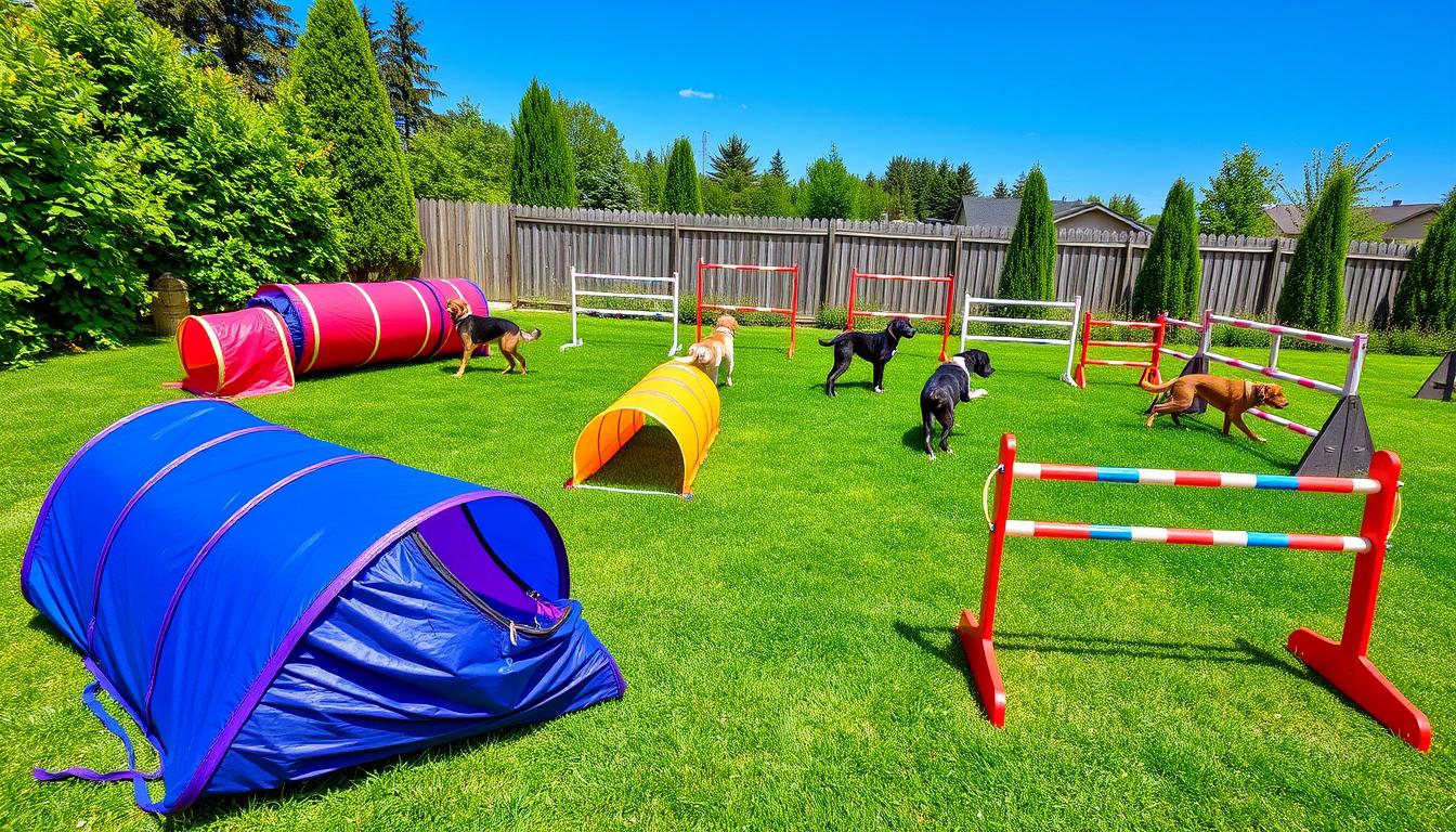 dog agility equipment home